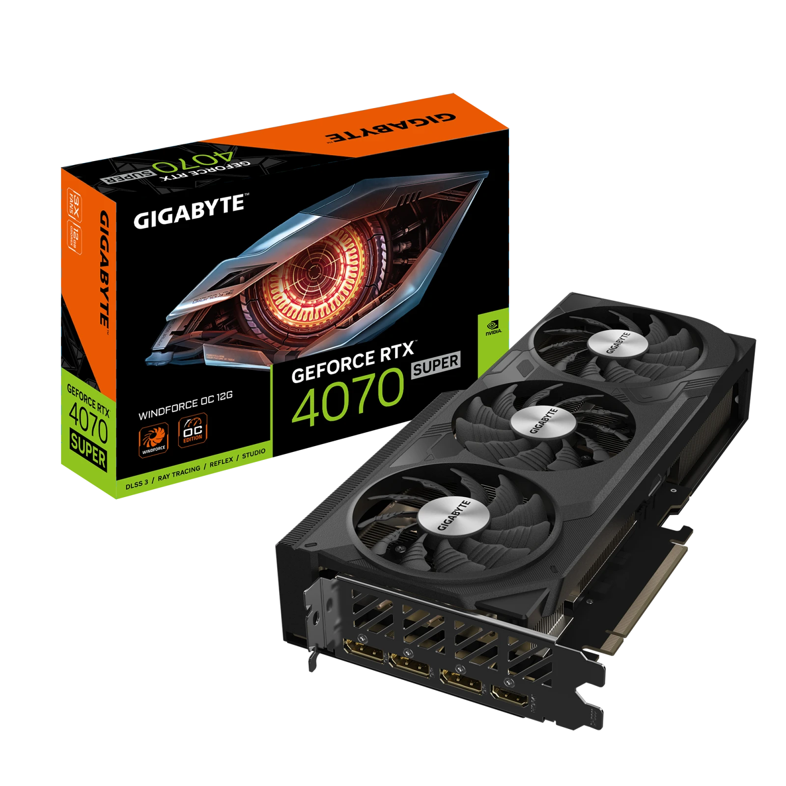 Gigabyte GeForce RTX 4070 SUPER WINDFORCE OC 12G  (Rev. 1.0)